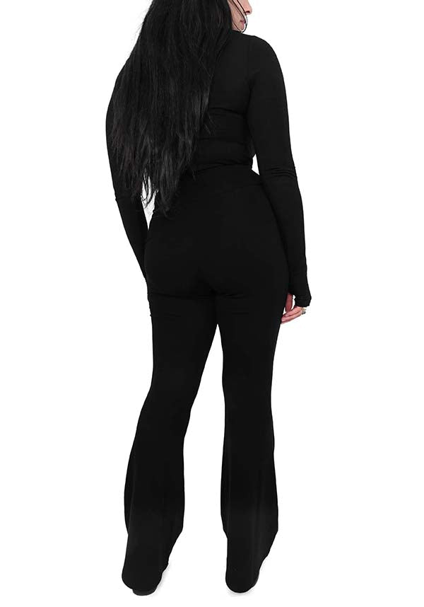 Flared Lace Up | LEGGINGS