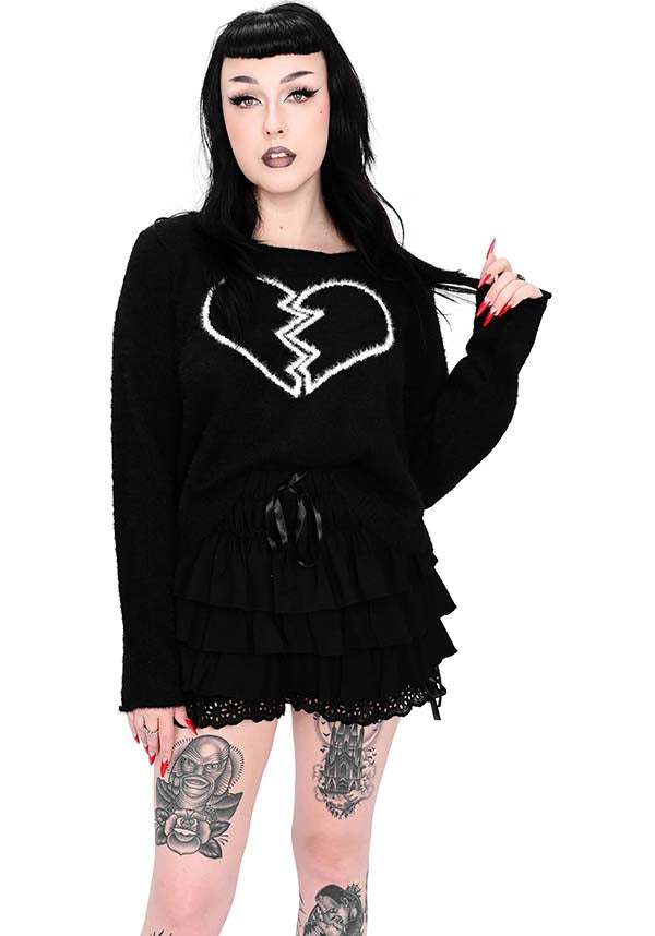 Fuzzy Heart | SWEATER*