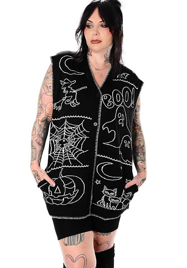 Halloween Night Patchwork | VEST*