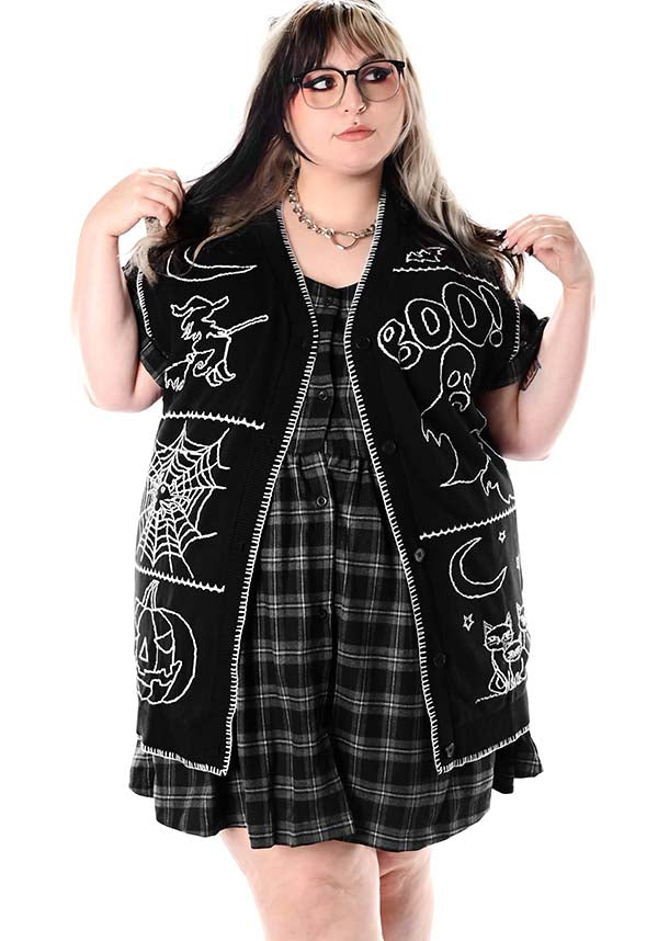 Halloween Night Patchwork | VEST*