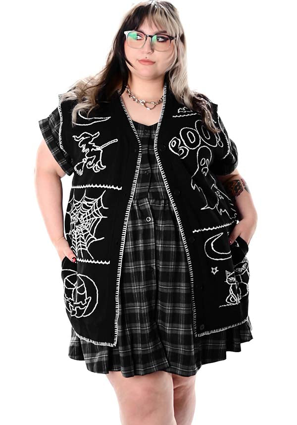 Halloween Night Patchwork | VEST*