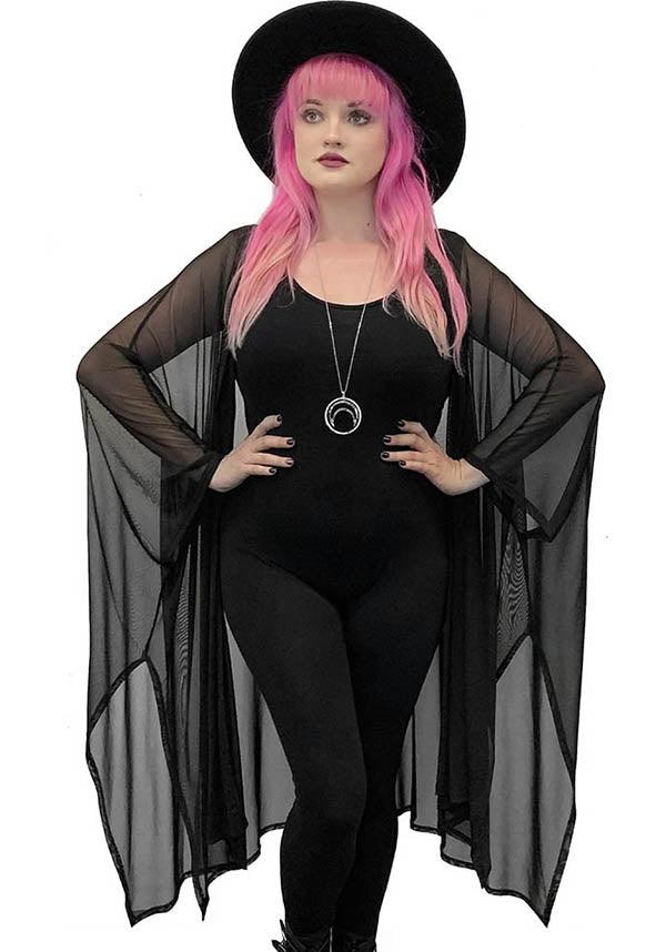 Lilith Mesh | OVERSIZED CLOAK - Beserk - all, all clothing, all ladies, all ladies clothing, black, clickfrenzy15-2023, cloak, clothing, discountapp, edgy, exclusive, FB77154, flowing, flowy, fox blood, foxblood, fp, goth, gothic, labelexclusive, ladies, ladies clothing, ladies outerwear, maternity, medieval, nov21, outerwear, plus, plus size, R231121, renaissance, sheer, winter, winter clothing