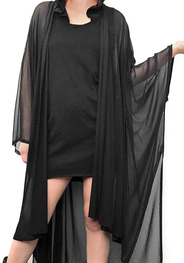 Lilith Mesh | OVERSIZED CLOAK - Beserk - all, all clothing, all ladies, all ladies clothing, black, clickfrenzy15-2023, cloak, clothing, discountapp, edgy, exclusive, FB77154, flowing, flowy, fox blood, foxblood, fp, goth, gothic, labelexclusive, ladies, ladies clothing, ladies outerwear, maternity, medieval, nov21, outerwear, plus, plus size, R231121, renaissance, sheer, winter, winter clothing