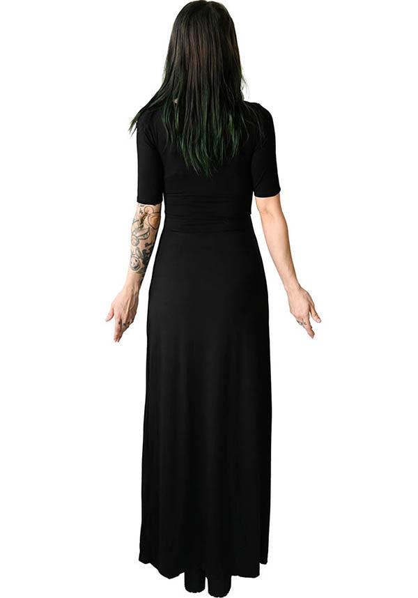 Marcie | MAXI DRESS - Beserk - all, all clothing, all ladies clothing, black, clickfrenzy15-2023, clothing, discountapp, dress, dressapril25, dresses, exclusive, FB94009, featured, fox blood, fp, girls dress, girls dresses, goth, goth summer, goth summer clothing, gothic, high split, labelexclusive, ladies clothing, ladies dress, ladies dresses, long dress, mar22, maxi dress, plus size, R080322, slits, split, summer, summer clothing, summer goth, womens dress, womens dresses