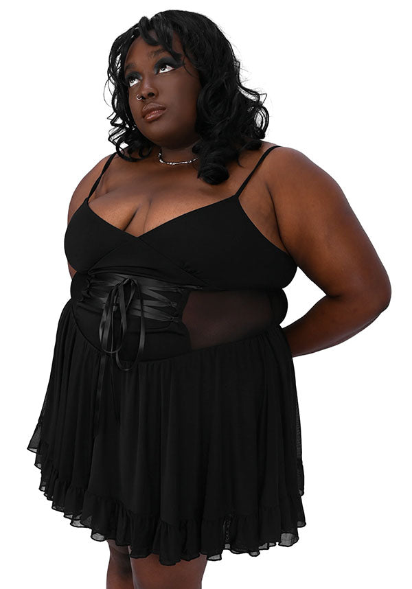 Melody Mesh | PLEATED ROMPER