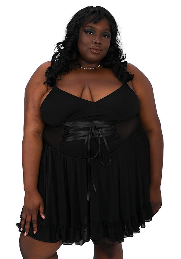 Melody Mesh | PLEATED ROMPER