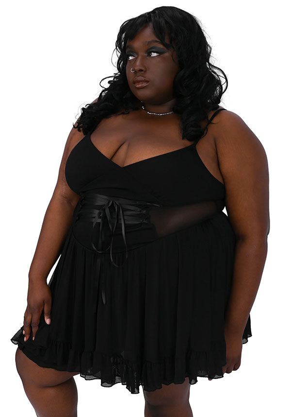 Melody Mesh | PLEATED ROMPER