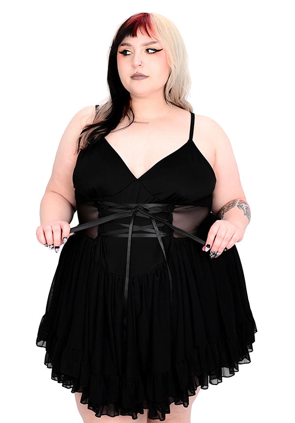 Melody Mesh | PLEATED ROMPER