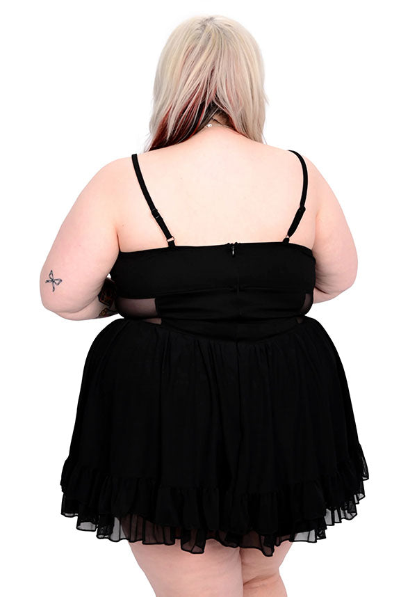 Melody Mesh | PLEATED ROMPER