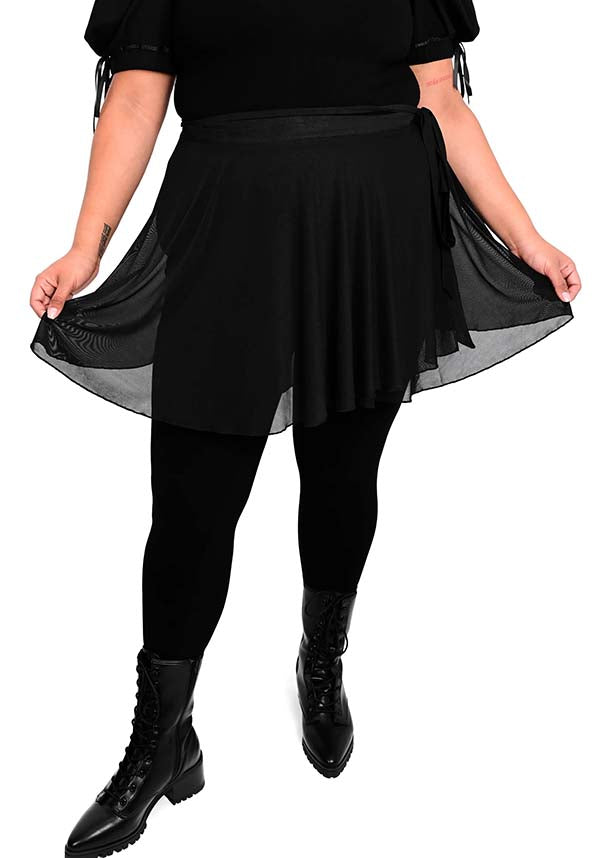 Mesh Ballet Wrap | SKIRT*