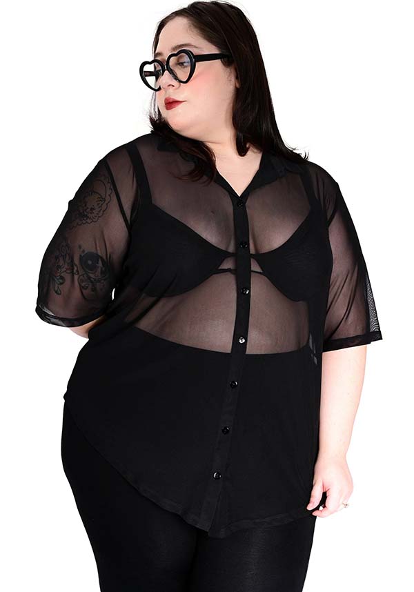 Mesh Memphis | SHORT SLEEVE OVERSIZED SHIRT