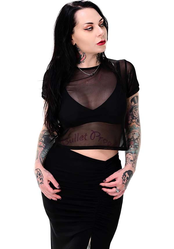 Mesh | SHORT SLEEVE TOP