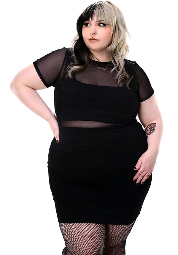 Mesh | SHORT SLEEVE TOP