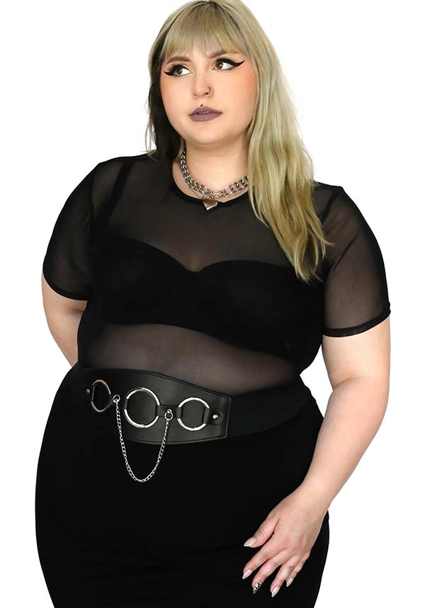 Mesh | SHORT SLEEVE TOP