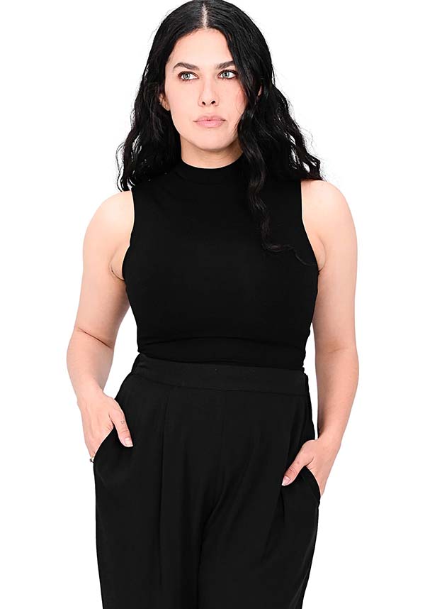 Mock Neck | CROP TOP