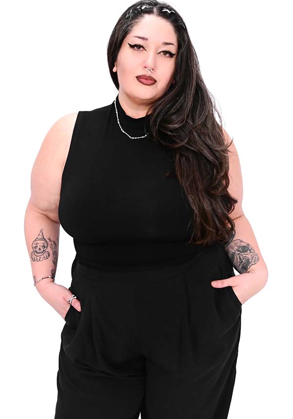 Mock Neck | CROP TOP