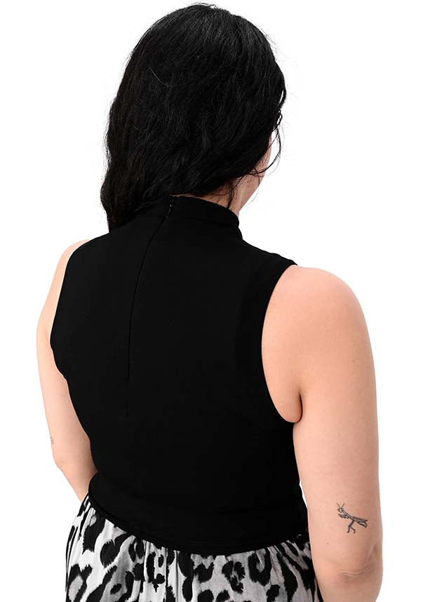 Mock Neck | CROP TOP