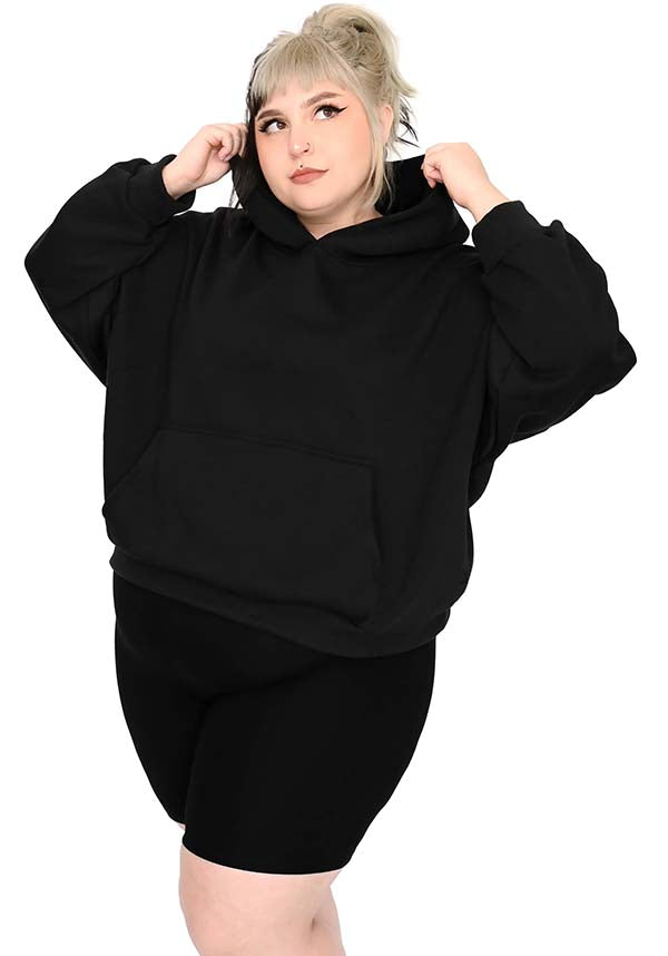 Oversized | CROP HOODIE*