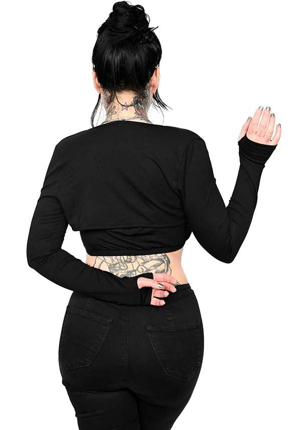 Signature | BOLERO - Beserk - all, all clothing, all ladies, all ladies clothing, black, bolero, clothing, discountapp, exclusive, FB156049, formal, formal wear, fox blood, foxblood, fp, googleshopping, goth, gothic, gothic gifts, jun23, labelexclusive, labelnew, ladies, ladies clothing, ladies crop, ladies crop top, ladies top, ladies tops, layered, plus, plus size, R060623, thumb holes, top, winter, winter clothing, winter wear, women, womens, womens crop, womens crop tops, womens top