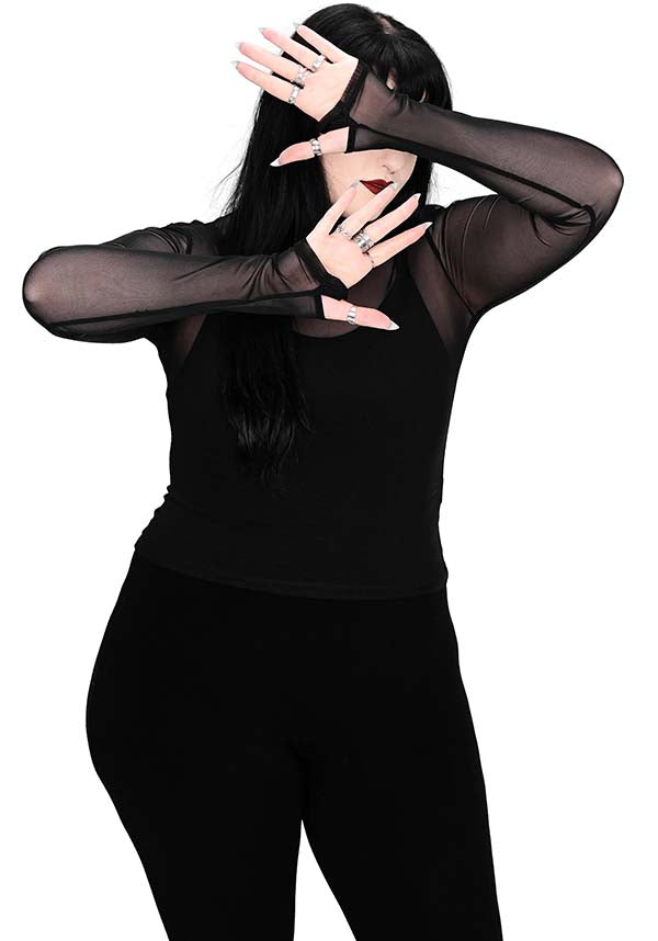 Signature Mesh | TURTLENECK TOP