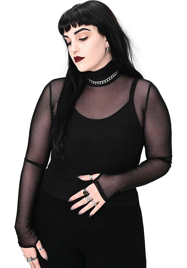 Signature Mesh | TURTLENECK TOP