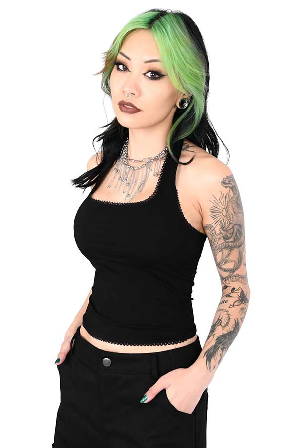 Square Neck | HALTER TOP
