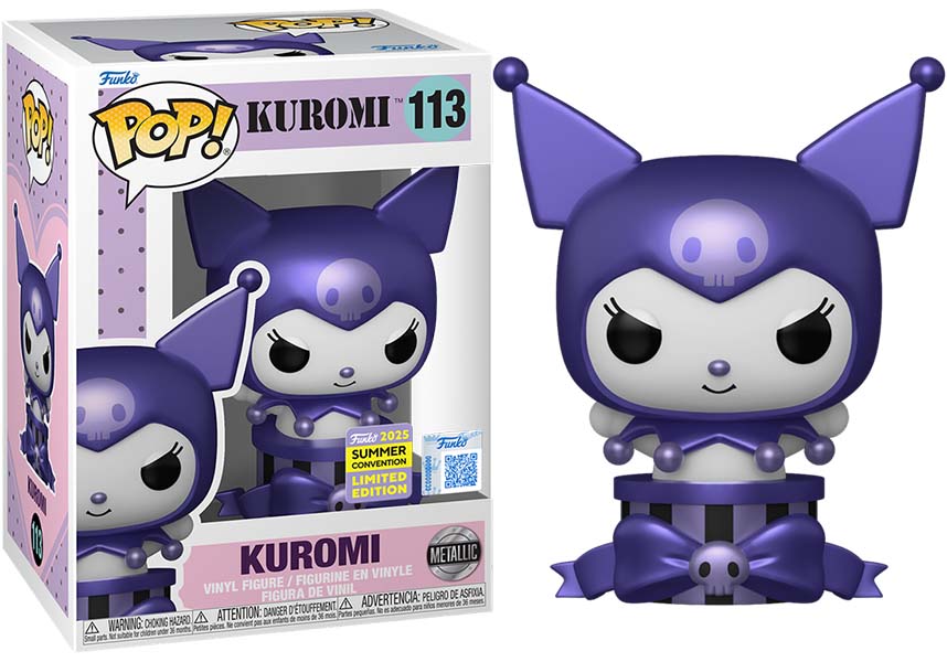 Funko Sanrio: Kuromi Purple Metallic - Side View