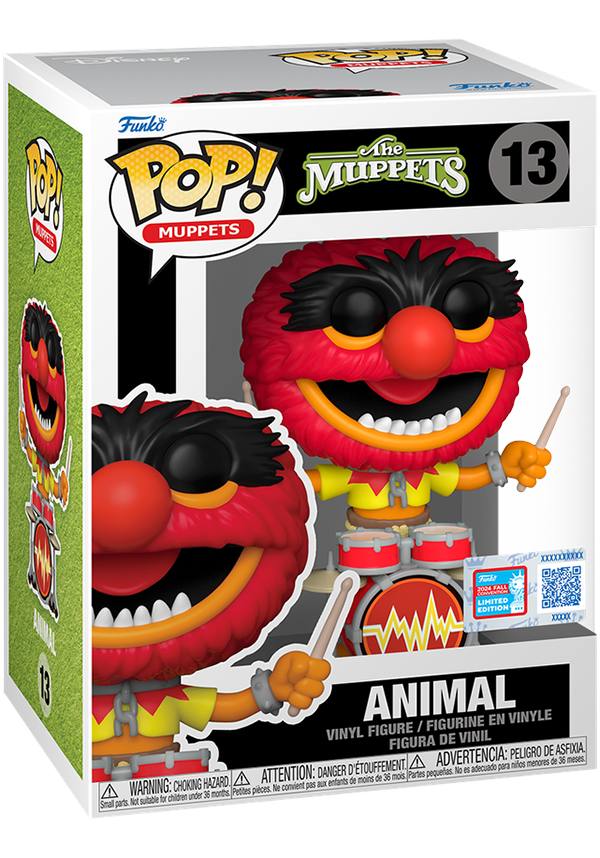 Funko Muppets: Animal on Drums NY24 - Back View