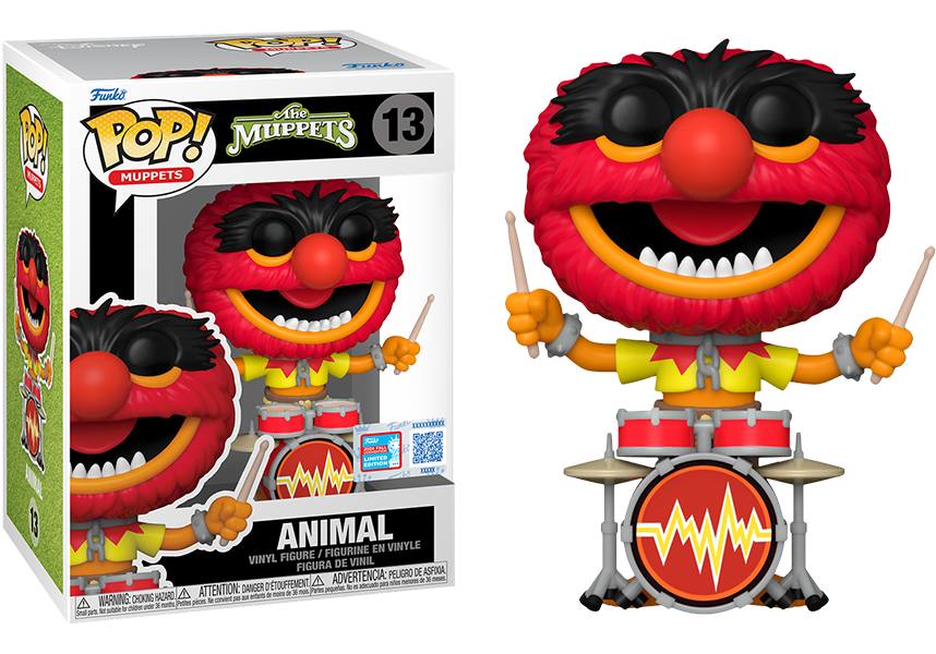 Funko Muppets: Animal on Drums NY24 - Side View