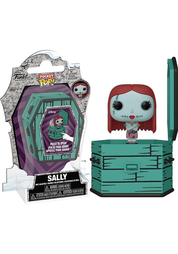 Funko Pop! vinyl figure of Sally from The Nightmare Before Christmas with packaging on a white background