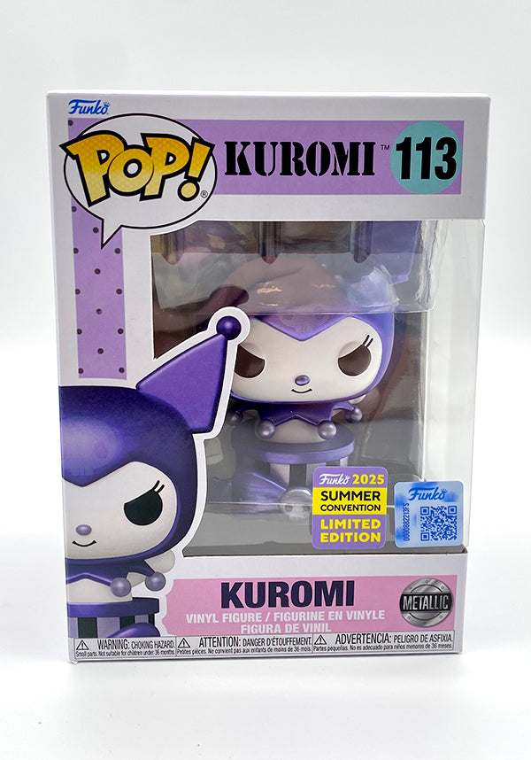 Funko Sanrio: Kuromi Purple Metallic - Close Up
