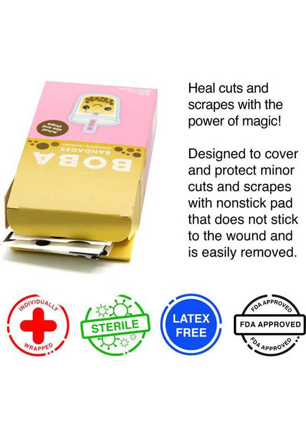 Boba | BANDAGES - Beserk - all, apr22, bandage, bandaid, boba tea, bubble tea, clickfrenzy15-2023, cpgstinc, discountapp, first aid, fp, home, homeware, homewares, kids, kids gifts, kids homewares, novelty, R100422, williamvalentine, WV104455