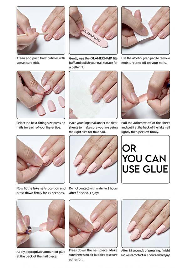 Prophet | PRESS ON NAILS - Beserk - all, black, clickfrenzy15-2023, cosmetics, discountapp, fake nails, false nails, fp, GL240522, goth, gothic, gothic accessories, halloween nail, halloween nails, jun22, nail, nail accessories, nail art, nail artist, nails, pentagram, press on, R230622, snake, witch, witchy