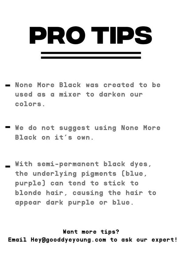 None More Black | HAIR COLOUR MIXER - Beserk - all, black, clickfrenzy15-2023, cosmetics, cpgstinc, discountapp, dye, dyes, fp, GD024384, GDY-GWP, good dye young, gooddyeyoung, hair, hair black, hair color, hair colour, hair colours, hair dye, hair dyes, hair mixer, hair products, labelvegan, R290921, sep21, vegan