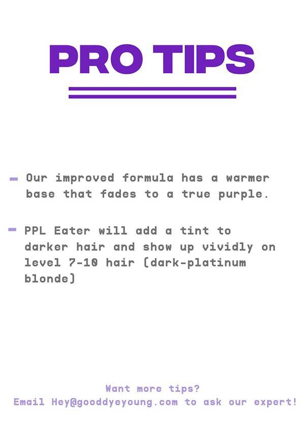 PPL Eater | HAIR COLOUR - Beserk - all, bright purple, clickfrenzy15-2023, colour:purple, cosmetics, cpgstinc, dark purple, discountapp, dye, dyes, featured, fp, GD023801, GDY-GWP, good dye young, gooddyeyoung, hair, hair color, hair colour, hair colours, hair dye, hair dyes, hair products, hair purple, labelvegan, mermaid, purple, R010921, sep21, vegan