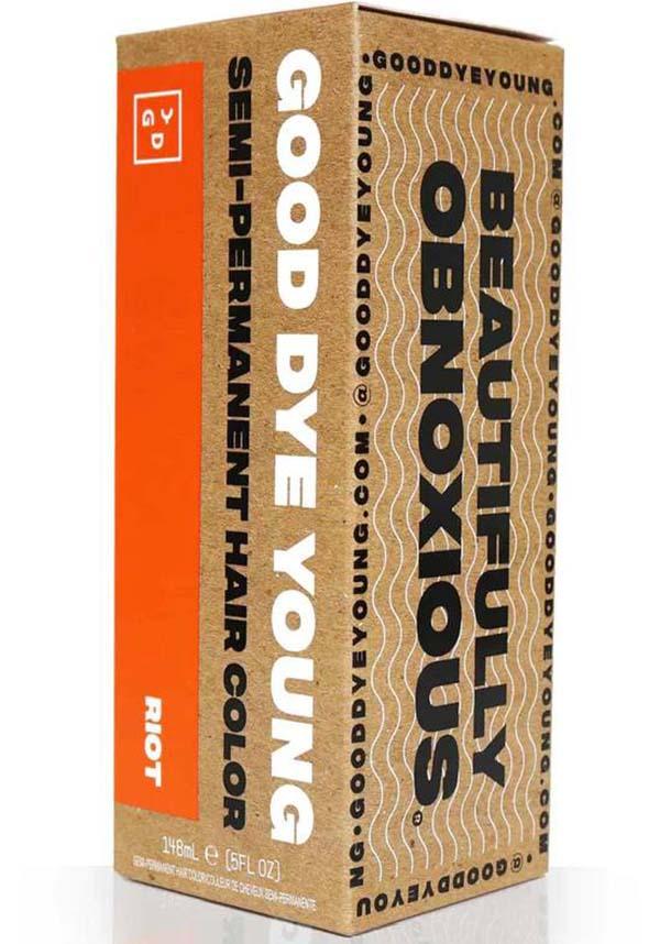 Riot | HAIR COLOUR - Beserk - all, bright orange, clickfrenzy15-2023, colour:orange, cosmetics, discountapp, dye, dyes, fp, GD024384, GDY-GWP, good dye young, gooddyeyoung, hair, hair color, hair colour, hair colours, hair dye, hair dyes, hair orange, hair products, labelvegan, mermaid, orange, R290921, sep21, vegan