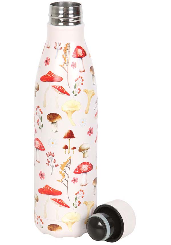 All Over Mushroom Print | METAL WATER BOTTLE