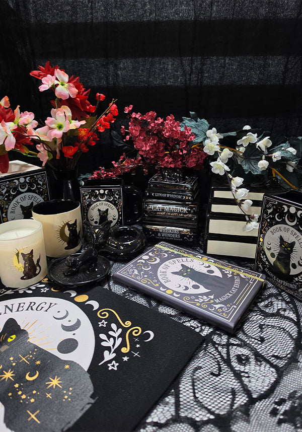 Sitting Magick Black Cat | MUG
