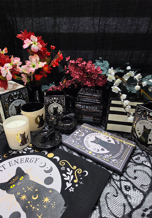 Sitting Magick Black Cat | MUG