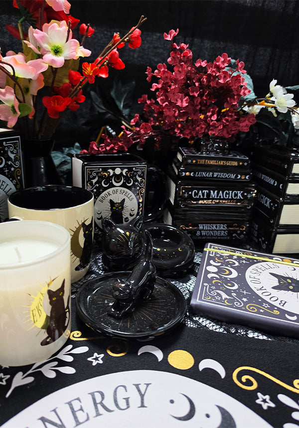 Sitting Magick Black Cat | MUG