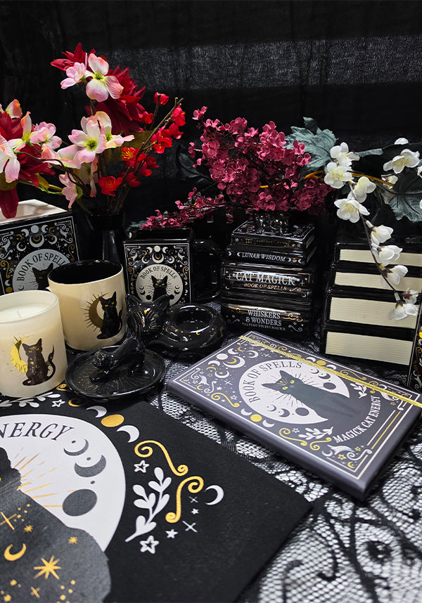 Sitting Magick Black Cat | MUG