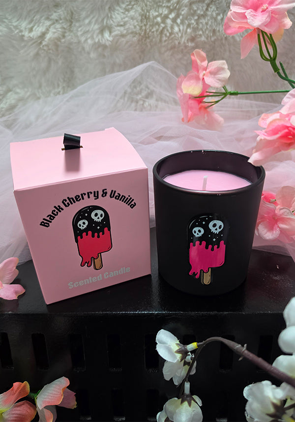 Black Cherry & Vanilla Scented | CANDLE