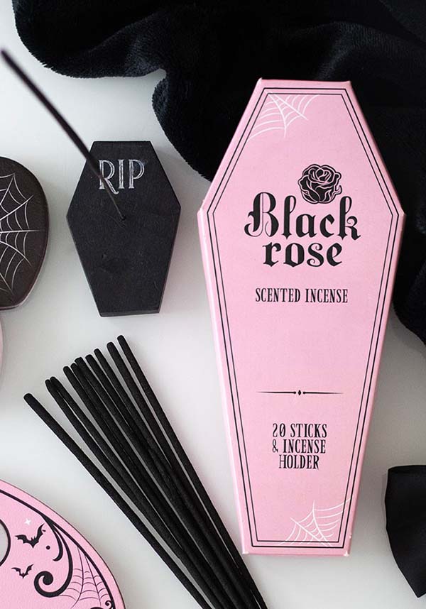 Black Rose | INCENSE PACK AND HOLDER