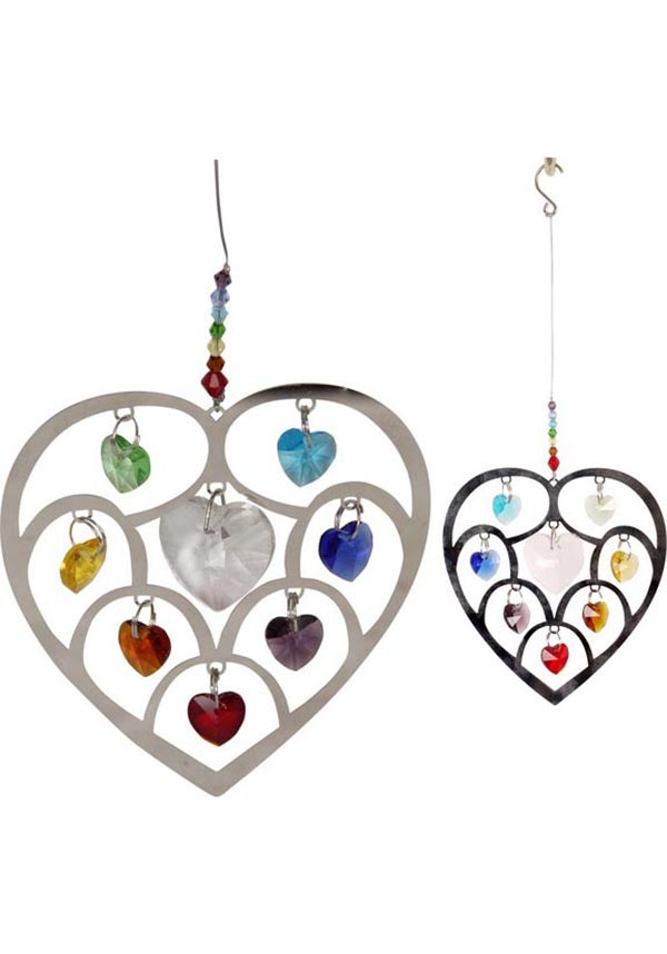 Chakra Rainbow Heart | SUNCATCHER*