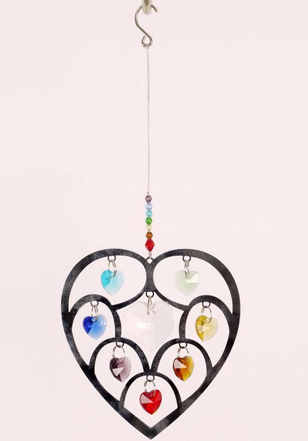Chakra Rainbow Heart | SUNCATCHER*