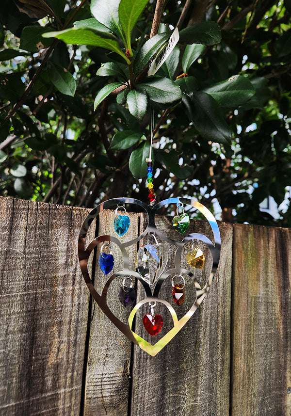 Chakra Rainbow Heart | SUNCATCHER*