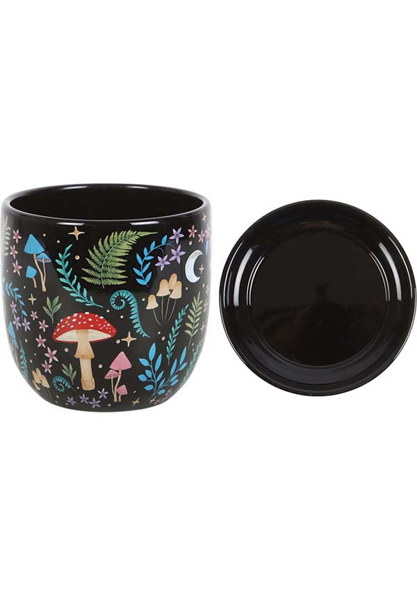 Dark Forest Print Ceramic | PLANT POT