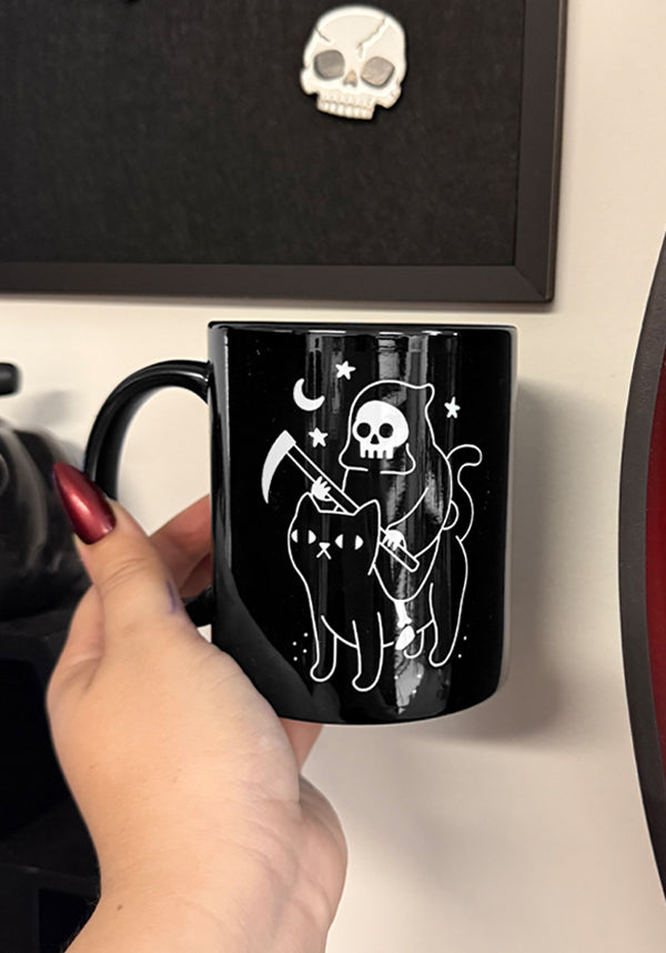 Death Rides A Black Cat | MUG