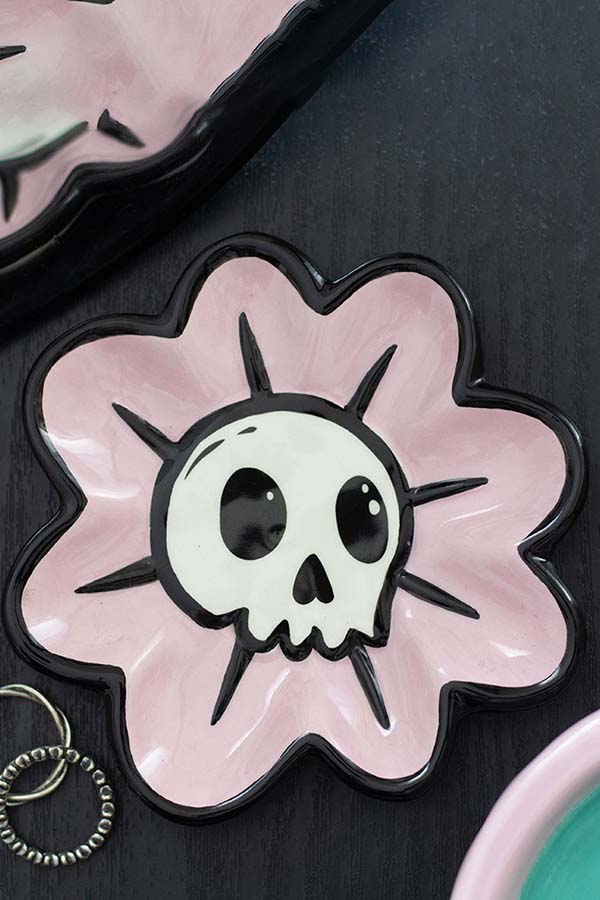 Flower Skull | TRINKET DISH
