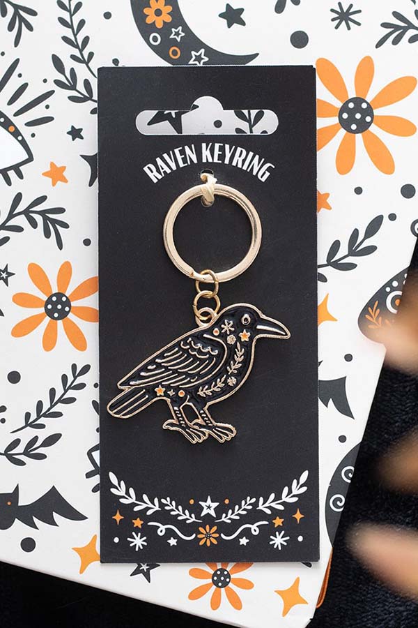 Folk Raven | KEYRING